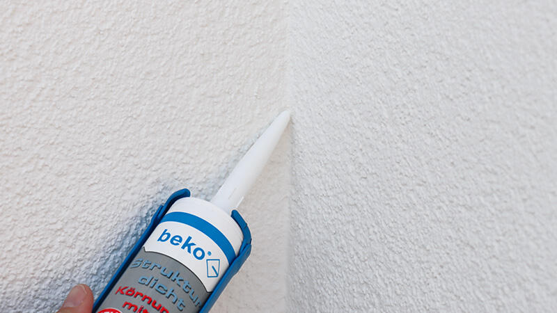 beko Strukturdicht weiß-strukturiert, Körnung 1, fein