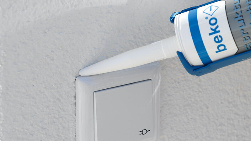 beko Strukturdicht weiß-strukturiert, Körnung 1, fein